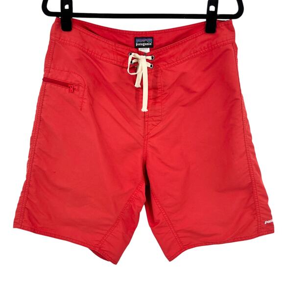 Patagonia Mens Red Swim Trunks Shorts Size 33 - Picture 9 of 9